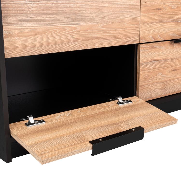 Comoda 4 Cajones Treviso  Wengue + Miel
