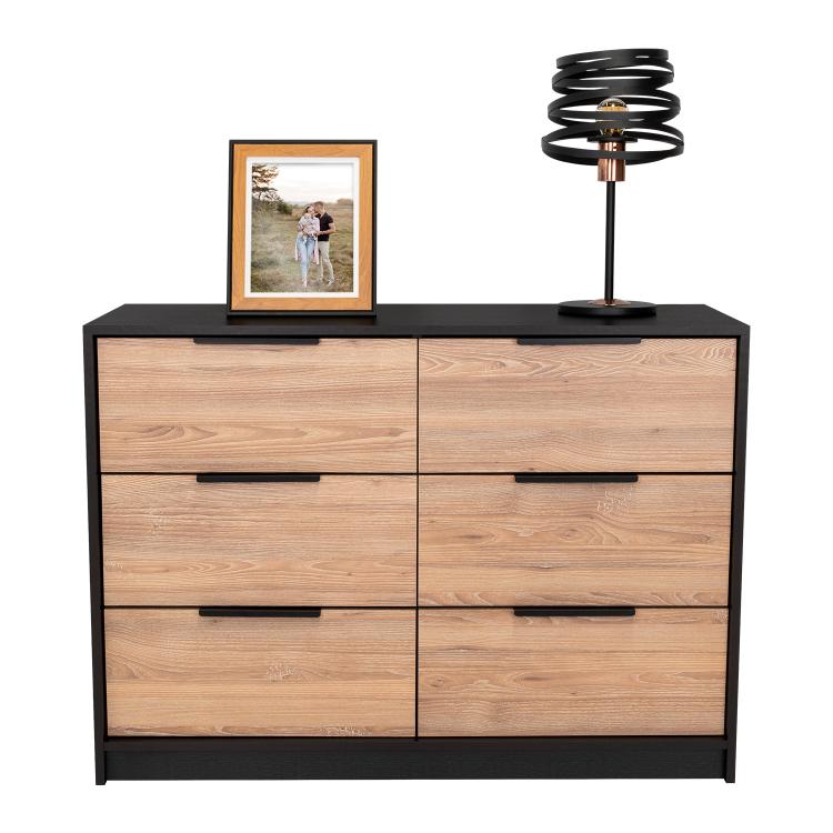 Comoda 4 Cajones Treviso  Wengue + Miel