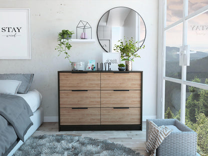Comoda 4 Cajones Treviso  Wengue + Miel