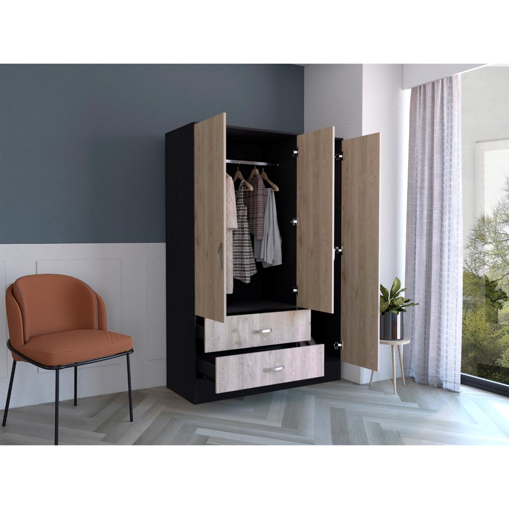 Closet Bolton Wengue y Ceniza