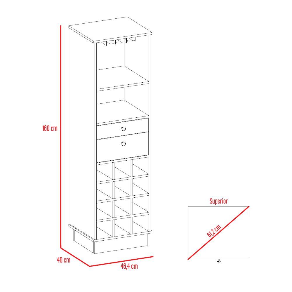 Bar Clasic color Castaño para Sala.