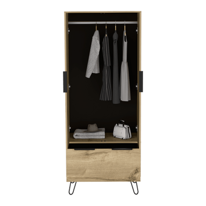 Closet Ali Color Cafe Claro Para Habitación.
