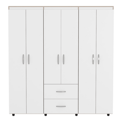 Closet Bariloche Bombay color Blanco Hueso para Habitación.
