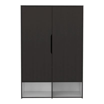 Closet Derek color Wengue y Blanco Vainilla para Habitación.