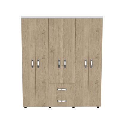 Closet Reve color Beige Y Blanco Para Habitación.