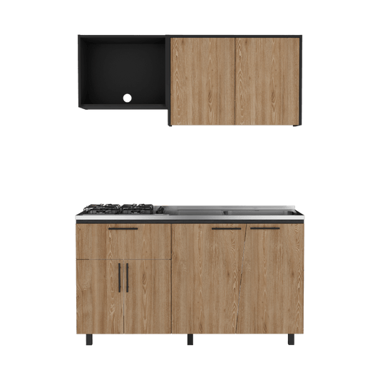 Cocina Integral Emilia Wengue y Miel con Poceta  Derecha