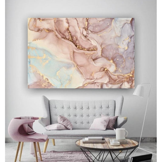 Cuadro Decorativo Tipo Marmol Pink