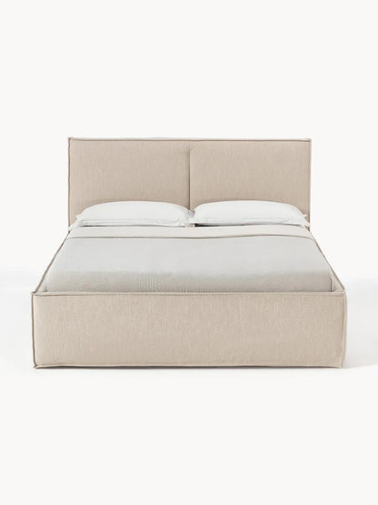 Cama Tapizada Doble Moon Mist