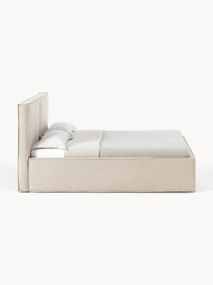 Cama Tapizada Doble Moon Mist