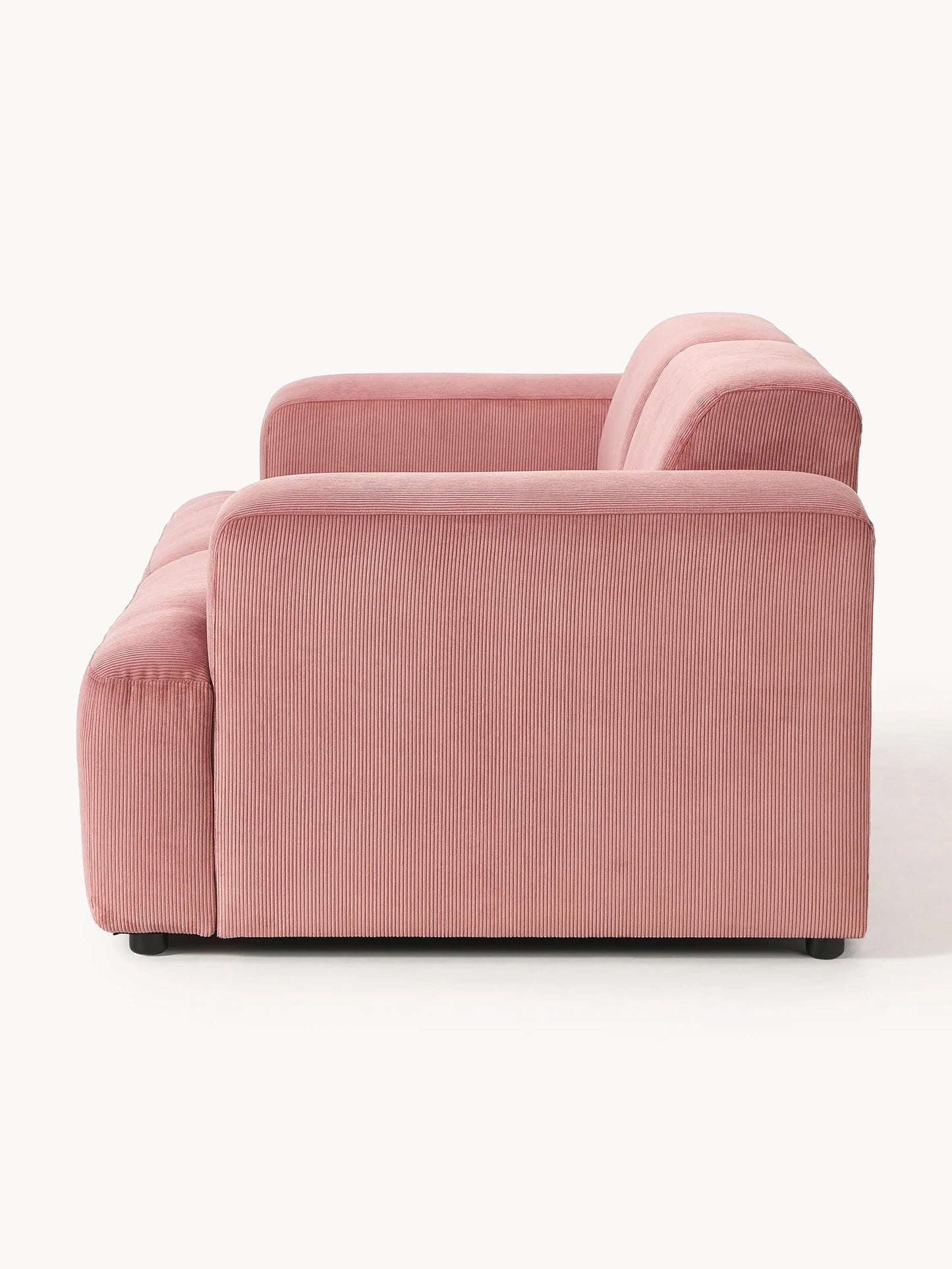 Sofa Louvre Palo Rosa 2 Puestos con Diseño Contemporáneo y Minimalista