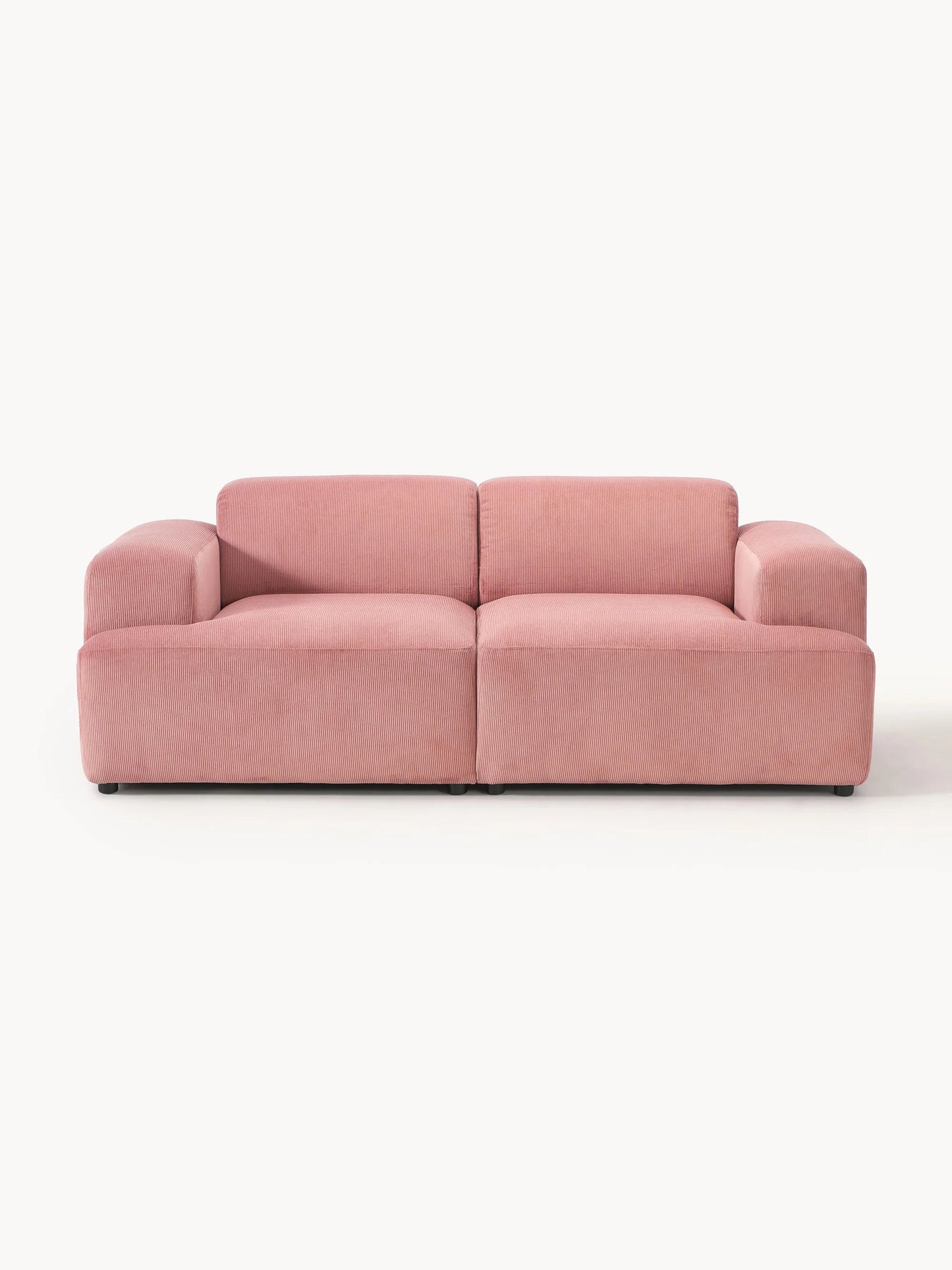 Sofa Louvre Palo Rosa 2 Puestos con Diseño Contemporáneo y Minimalista