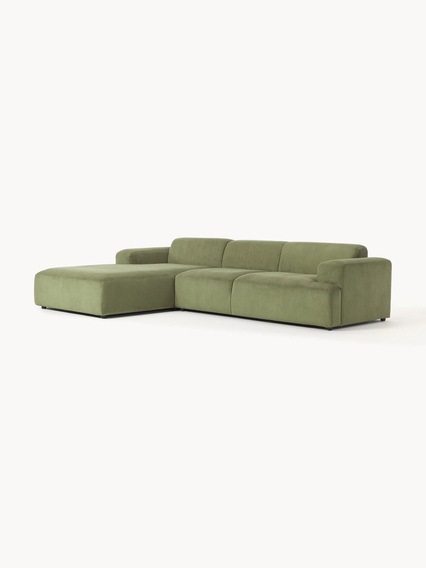 Sofá Esquinero Modular Savoy Verde Oliva Diseño Moderno y Confort Inigualable