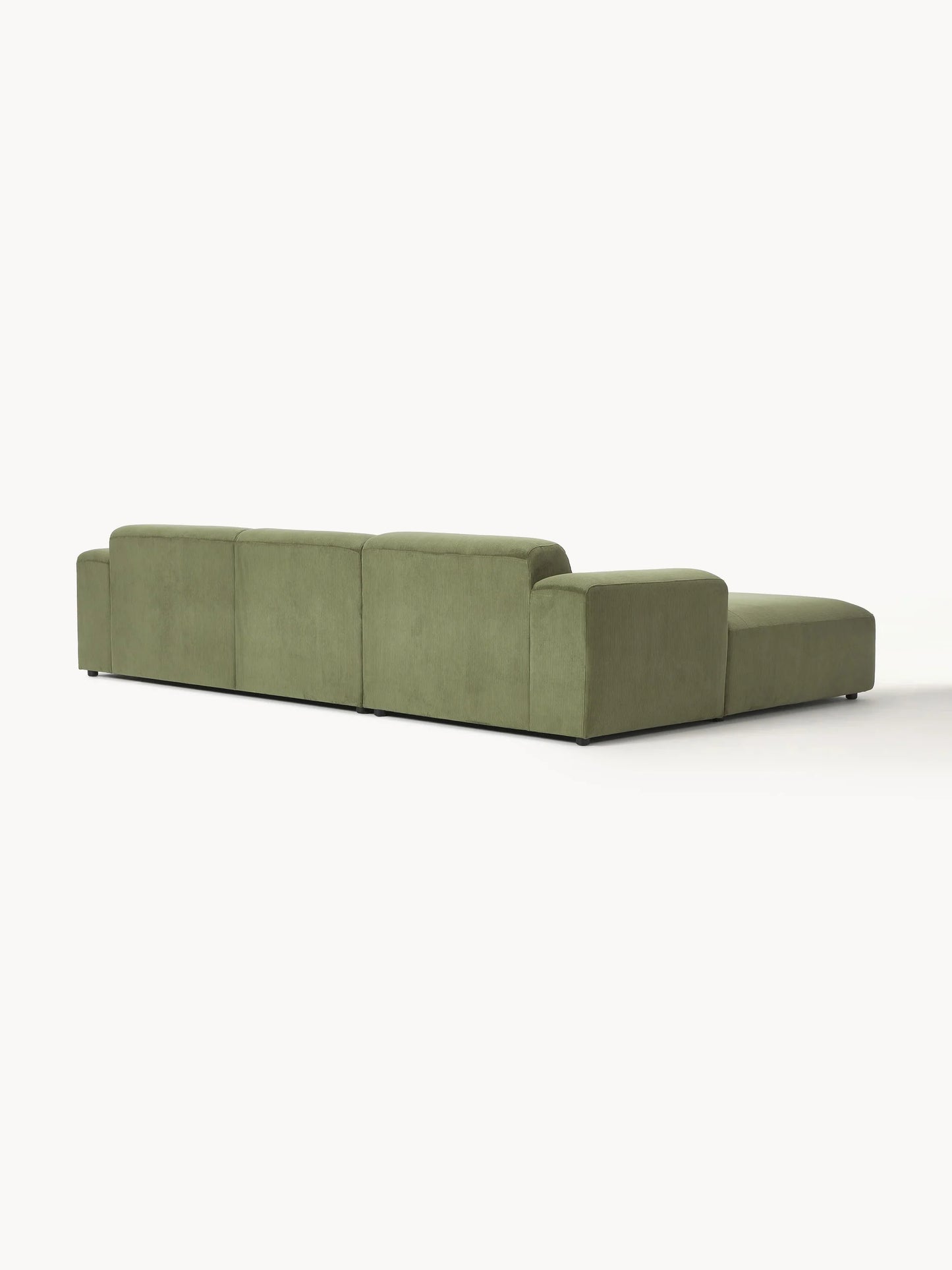 Sofá Esquinero Modular Savoy Verde Oliva Diseño Moderno y Confort Inigualable