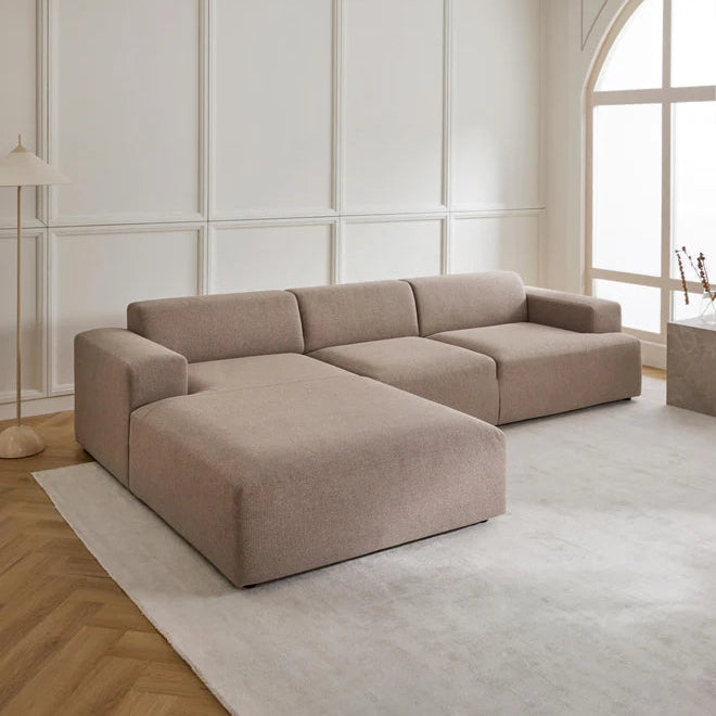 Sofá Esquinero Modular Savoy Taupe Diseño Moderno y Confort Inigualable