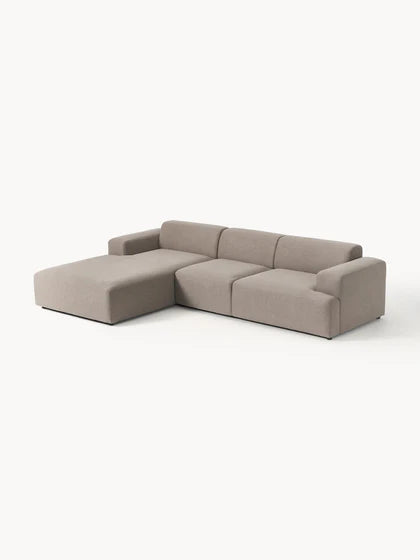 Sofá Esquinero Modular Savoy Taupe Diseño Moderno y Confort Inigualable