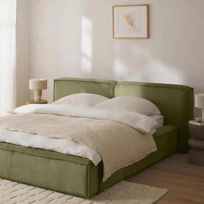 Cama Tapizada Doble Aura