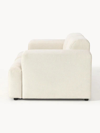 Sofa Louvre Blanco 2 Puestos con Diseño Contemporáneo y Minimalista