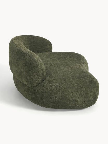 Sofa Minimalista  Moderno Velvet Luxe Verde 2 Puestos