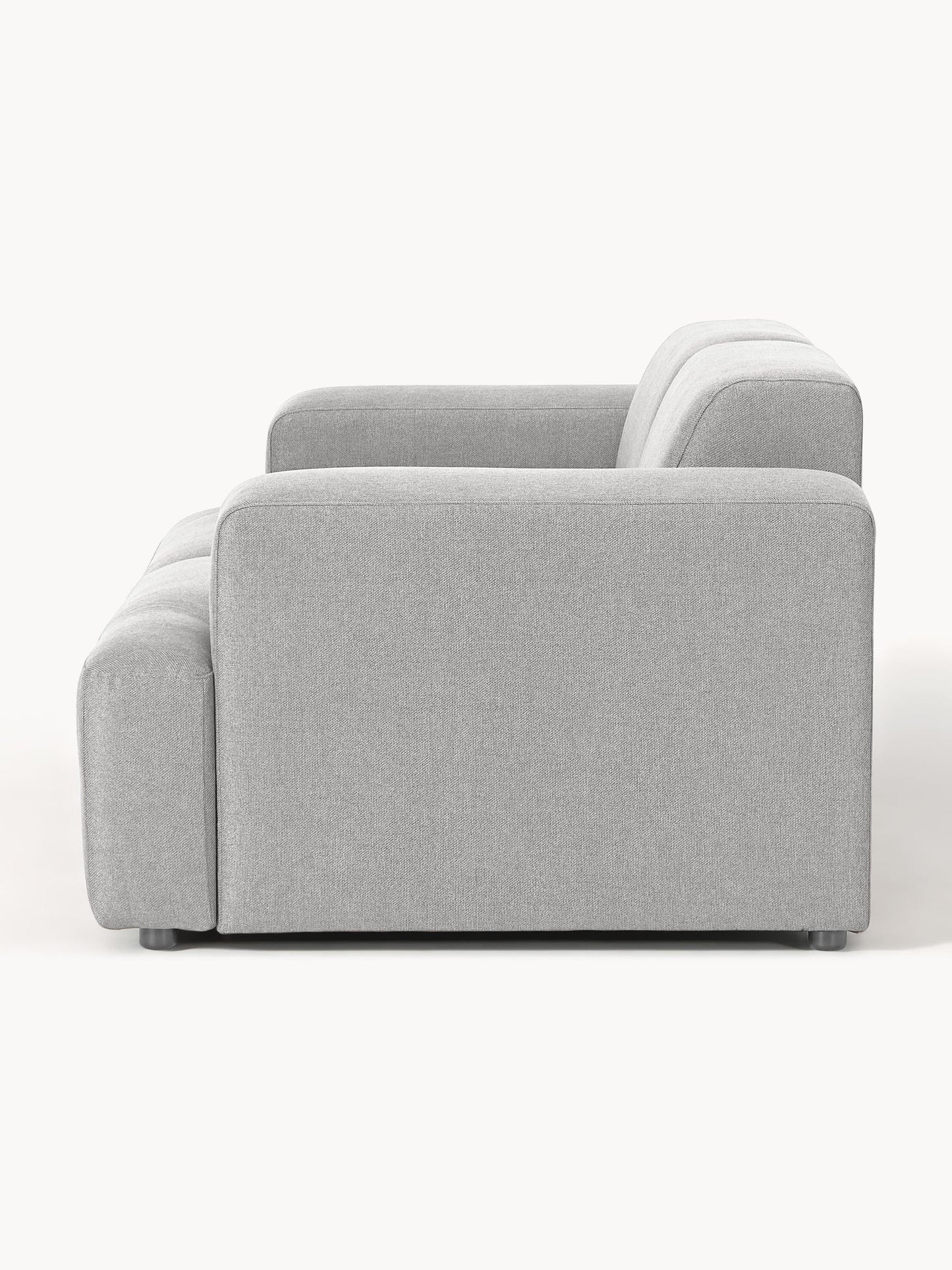 Sofa Louvre Gris Plata 2 Puestos con Diseño Contemporáneo y Minimalista