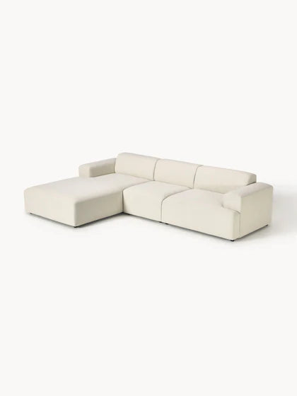 Sofá Esquinero Modular Blanco Diseño Moderno y Confort Inigualable