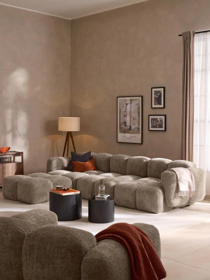 Sofá Modular Soft Cube Gris 4 puestos