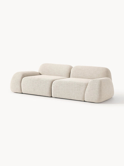 Sofá Minimalista Zen Comfort Taupe 3 Puestos