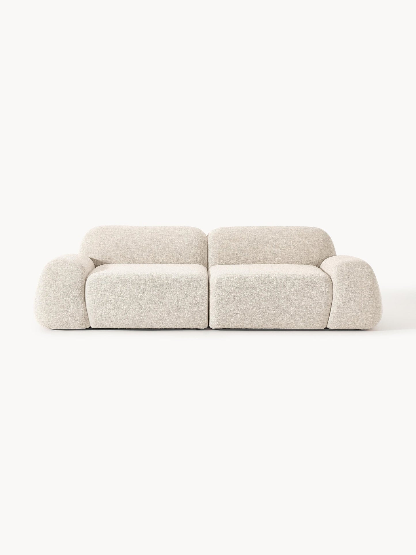 Sofá Minimalista Zen Comfort Taupe 3 Puestos