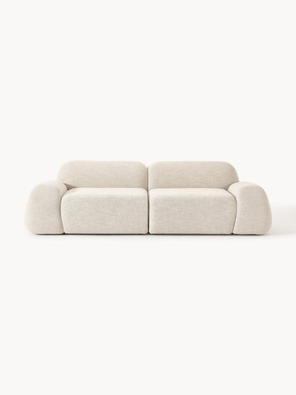 Sofá Minimalista Zen Comfort Taupe 3 Puestos