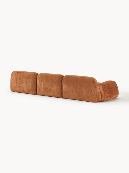 Sofá Minimalista Zen Comfort Terracota 4 Puestos