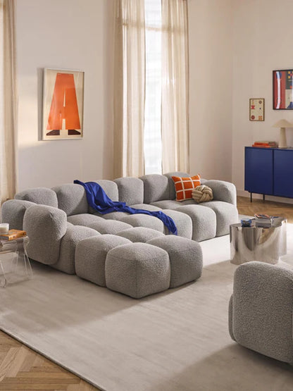 Sofá Modular Soft Cube Taupe 4 puestos