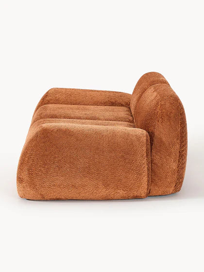 Sofá Minimalista Zen Comfort Terracota 3 Puestos
