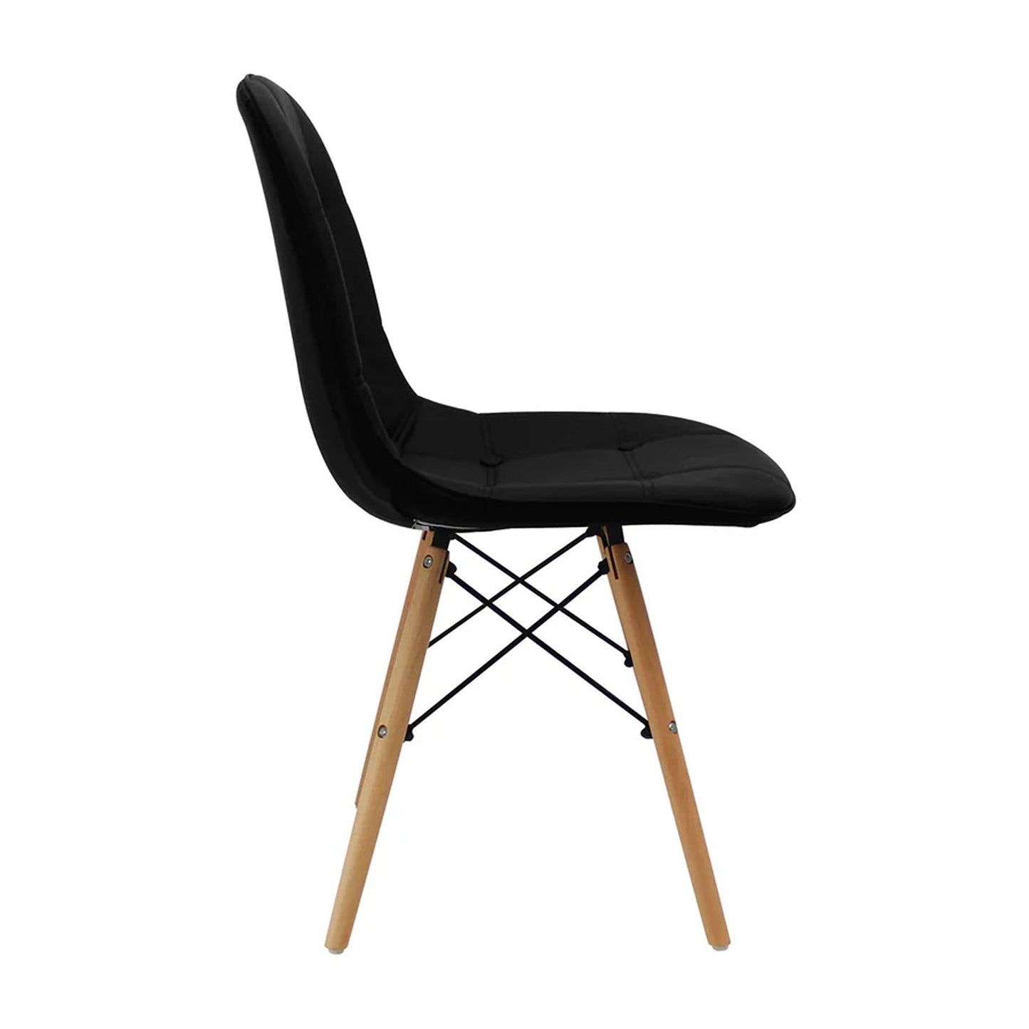 Silla Baeza Botones Negro