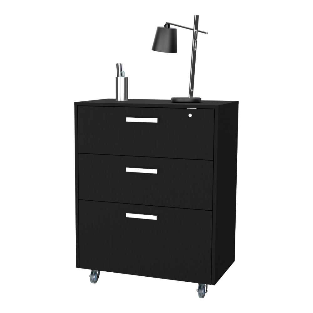 Gabinete 3 Cajones Bajo   Wengue