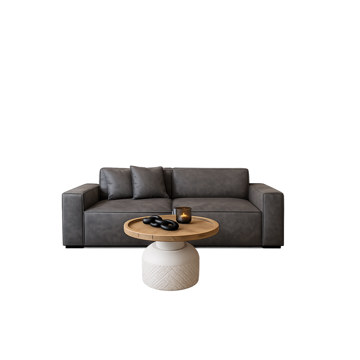Sofá Clásico Majestic Comfort Gris