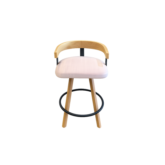 Silla de Barra Eleve Roble Rosa