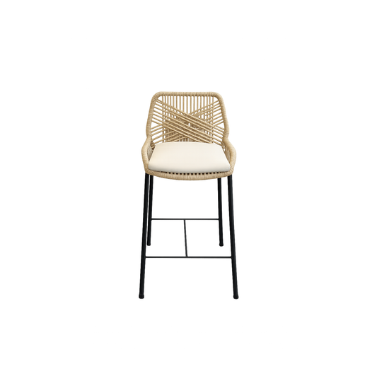 Silla de Barra Étnica con Brazos