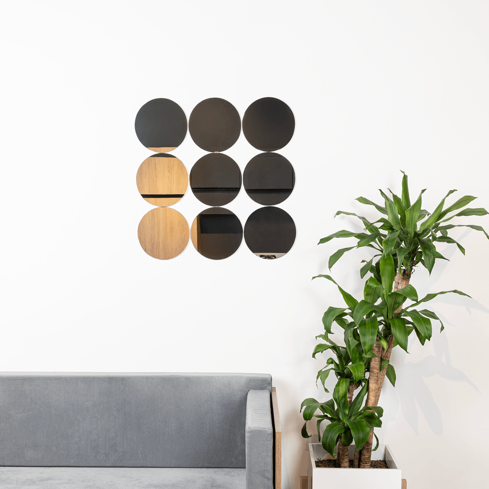 Espejo Artemis diseño de 6 espejos circulares