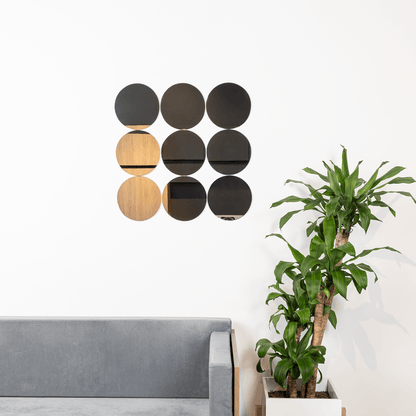 Espejo Artemis diseño de 6 espejos circulares