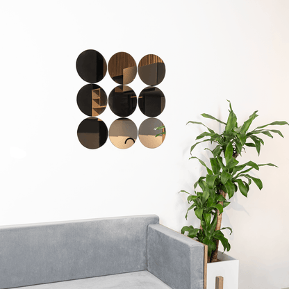 Espejo Artemis diseño de 6 espejos circulares