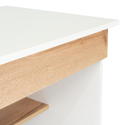 Escritorio Ohio Z80 Cajon  Blanco Duna