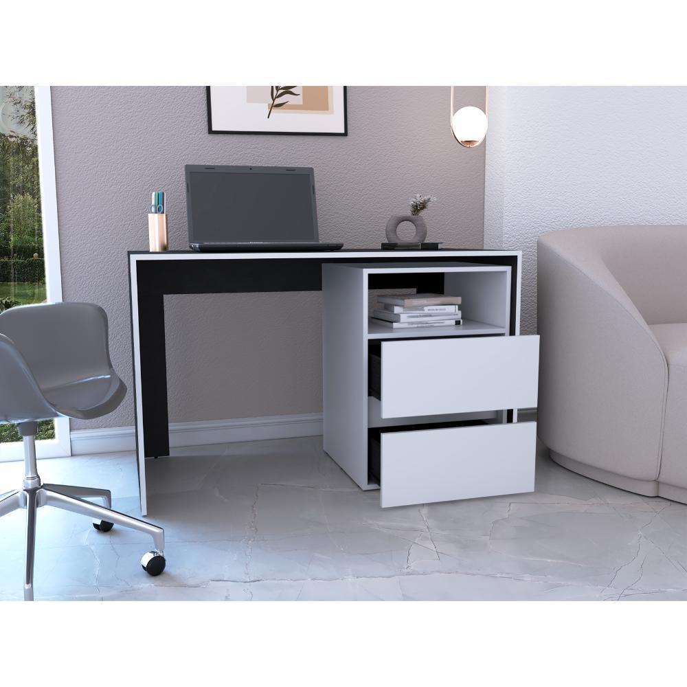 Escritorio Rookie Wengue y Blanco