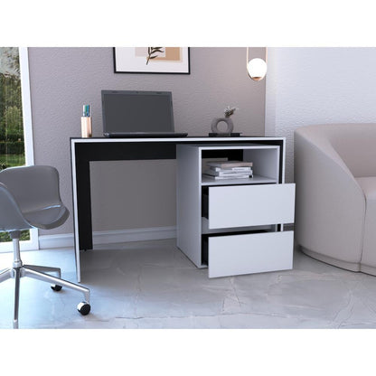 Escritorio Rookie Wengue y Blanco