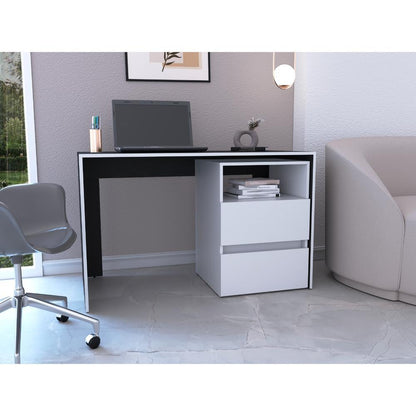 Escritorio Rookie Wengue y Blanco