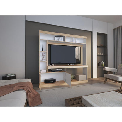 Estante Paris  Duna Blanco para Tv de 55"