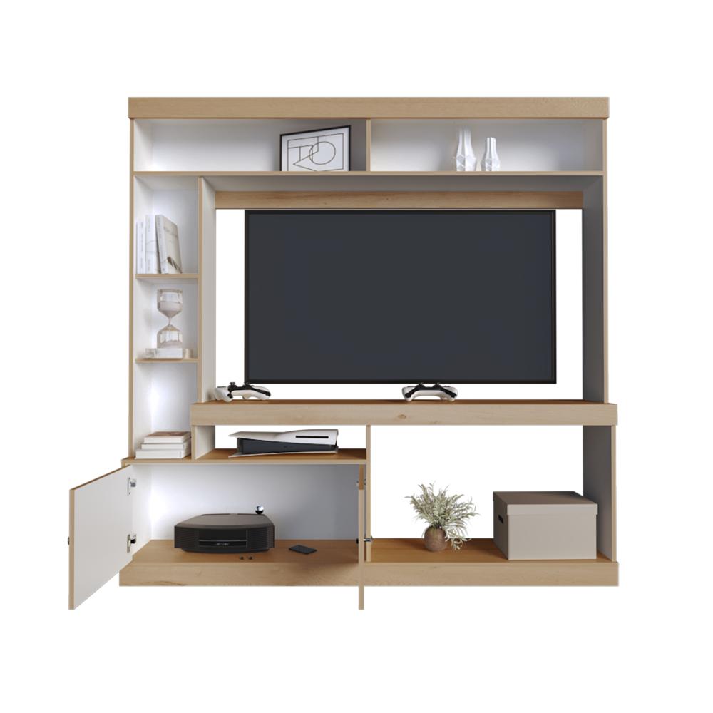 Estante Paris  Duna Blanco para Tv de 55"