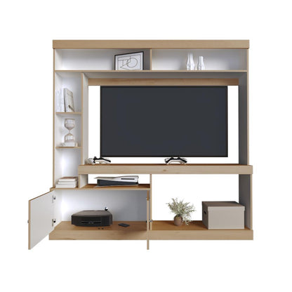 Estante Paris  Duna Blanco para Tv de 55"