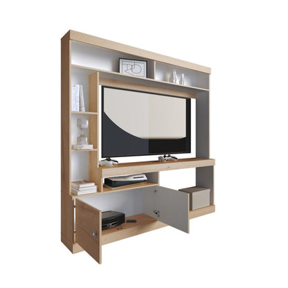 Estante Paris  Duna Blanco para Tv de 55"