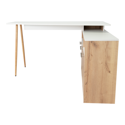 Escritorio Singapur 130  Duna +  Blanco