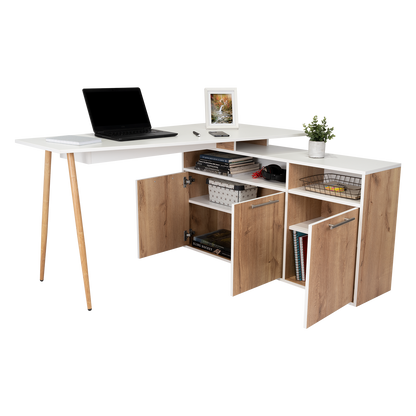 Escritorio Singapur 130  Duna +  Blanco