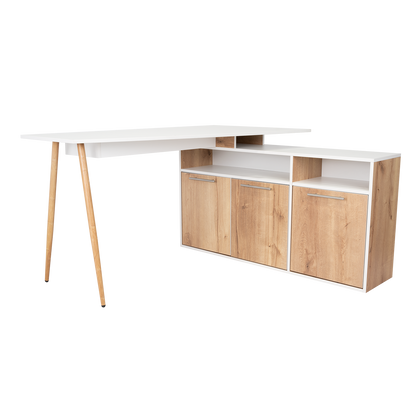 Escritorio Singapur 130  Duna +  Blanco